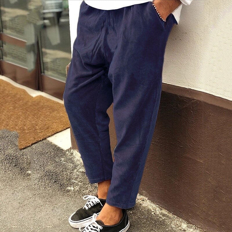 Christian™ | Pantalon en velours décontracté pour homme