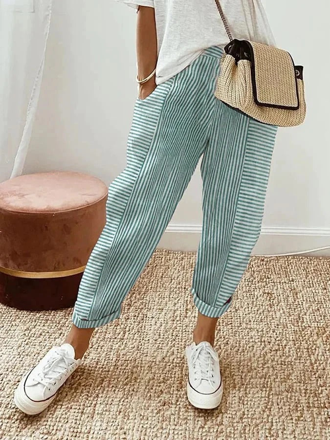 Sophie™ | Pantalon rayé