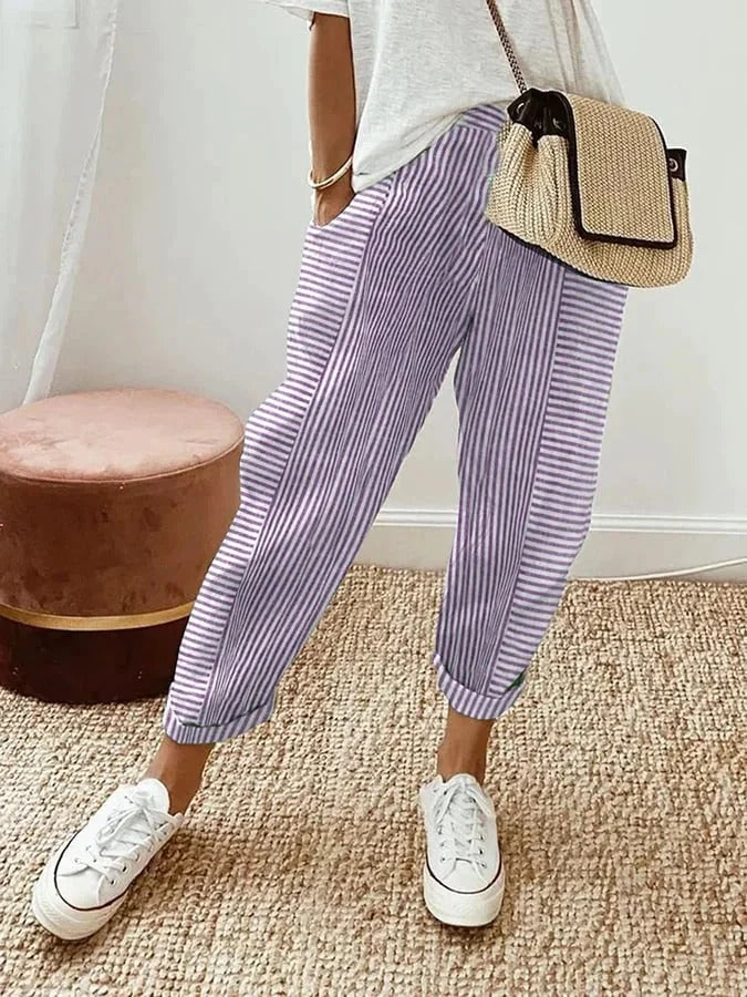 Sophie™ | Pantalon rayé